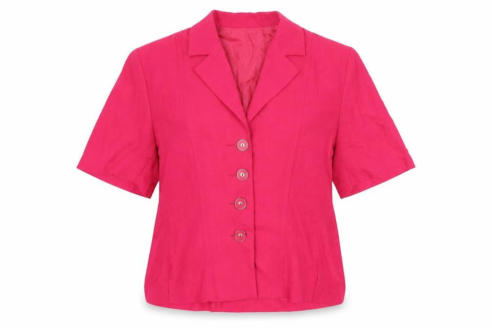 Endora Womens Pink Jacket Blazer Size 16 Button