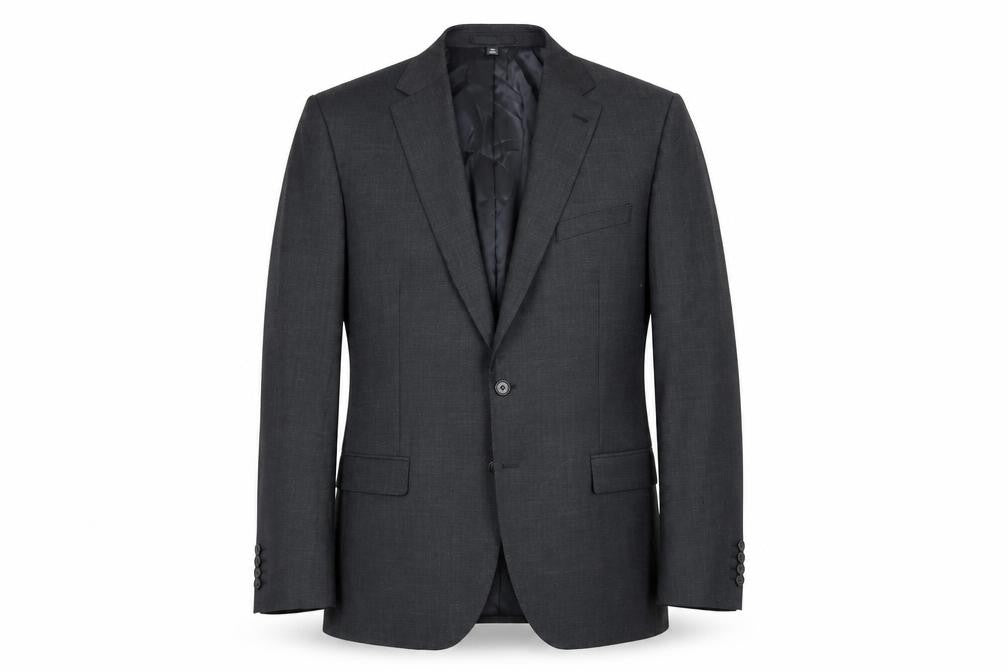 Marks & Spencer Mens Grey Wool Jacket Blazer Size 44 Regular