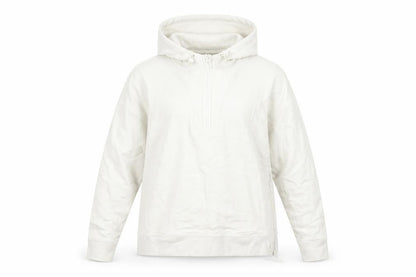 Goodmove Womens Beige Cotton Pullover Hoodie Size 6 Zip
