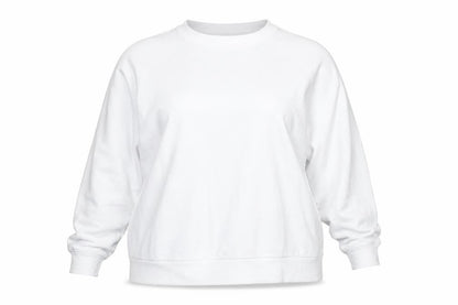 Goodmove Womens White Cotton Pullover Sweatshirt Size 18 Pullover