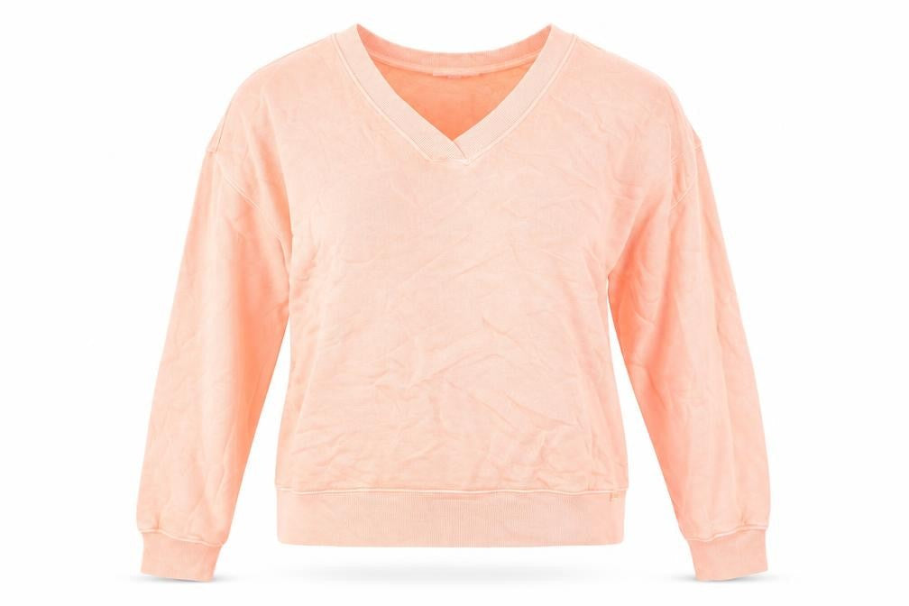 B By Boutique Womens Pink Cotton Pullover Sweatshirt Size S Pullover