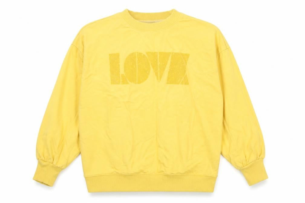 NEXT Womens Yellow Cotton Pullover Sweatshirt Size M Pullover - Love