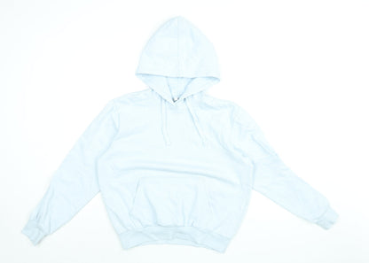 H&M Womens Blue Cotton Pullover Hoodie Size S Pullover - Love