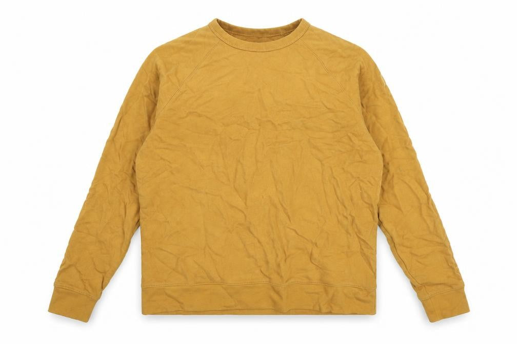 Marks & Spencer Womens Yellow Cotton Pullover Sweatshirt Size M Pullover