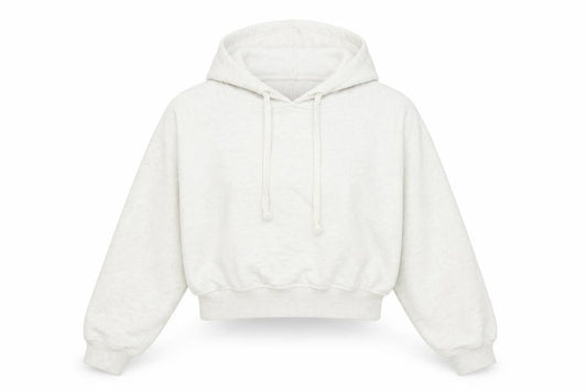 New Look Womens White Cotton Pullover Hoodie Size 10 Pullover