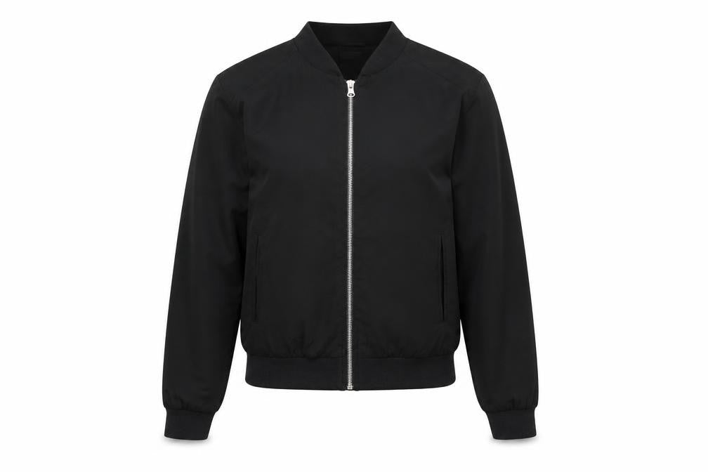 New Look Womens Black Jacket Coat Size 10 Zip