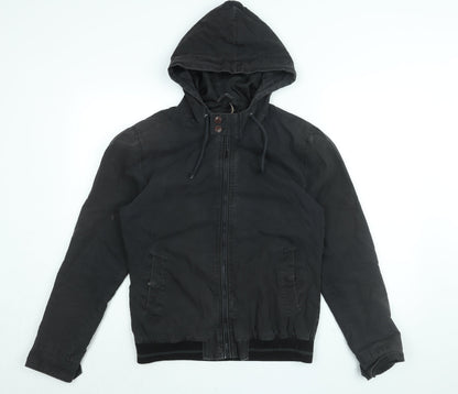 Next Mens Black Jacket Size S Zip