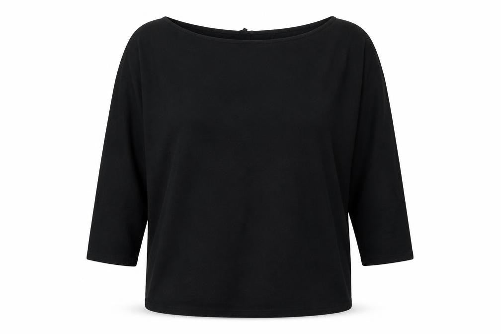 Friends Like These Womens Black Polyester Basic T-Shirt Size 22 Round Neck