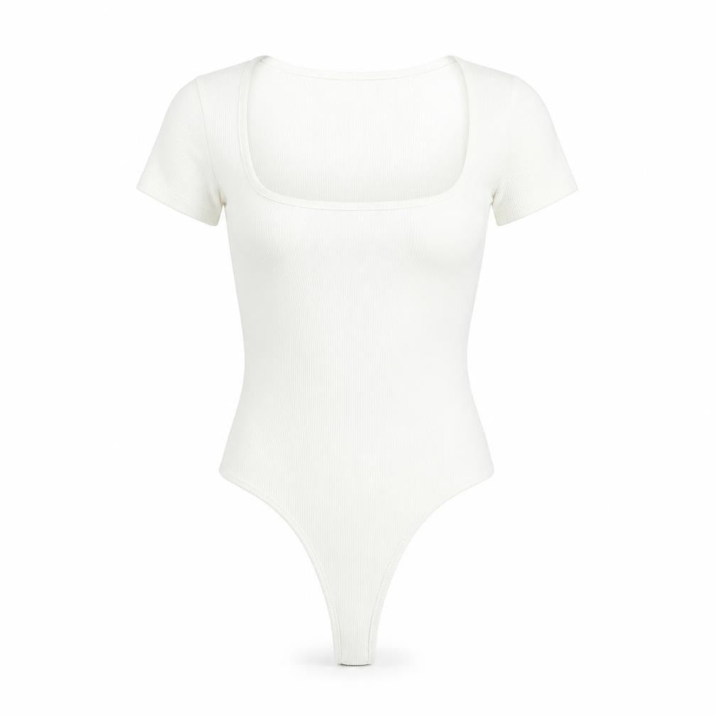 Cider Womens White Polyester Bodysuit One-Piece Size XS Snap