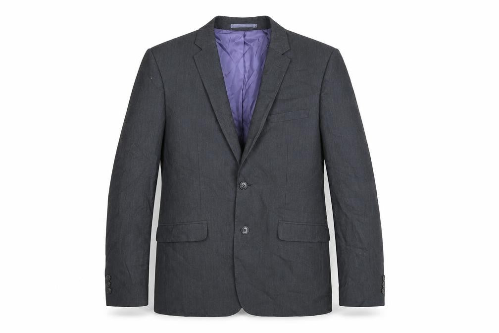 Marks & Spencer Mens Grey Polyester Jacket Suit Jacket Size 40 Regular