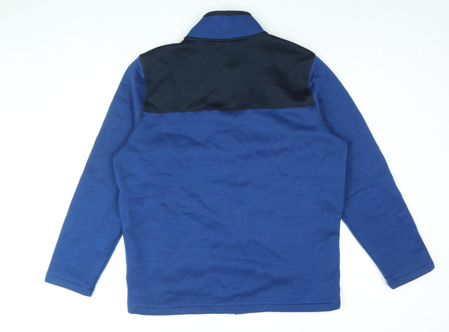 Livergy Mens Blue Polyester Full Zip Sweatshirt Size XL