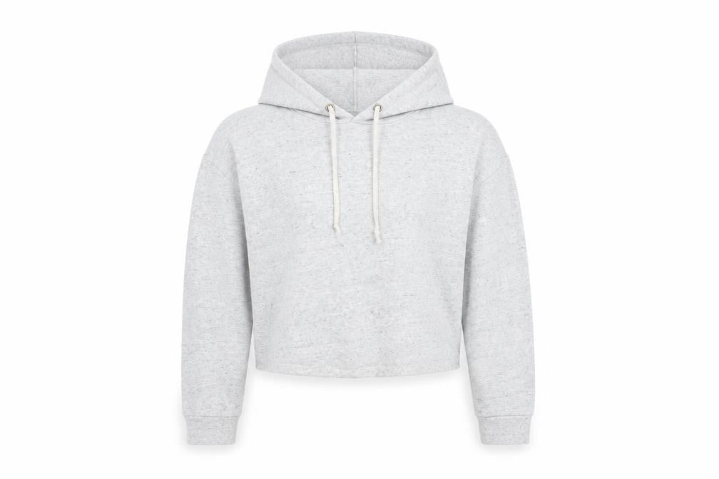 H&M Womens Grey Cotton Pullover Hoodie Size L Pullover