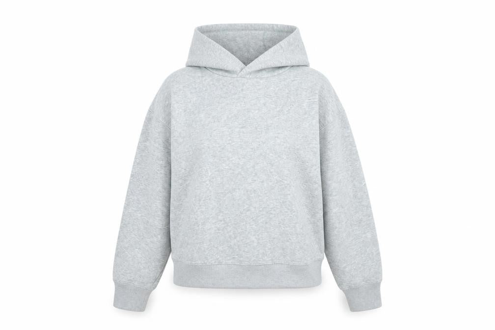 Zara Womens Grey Cotton Pullover Hoodie Size S Pullover