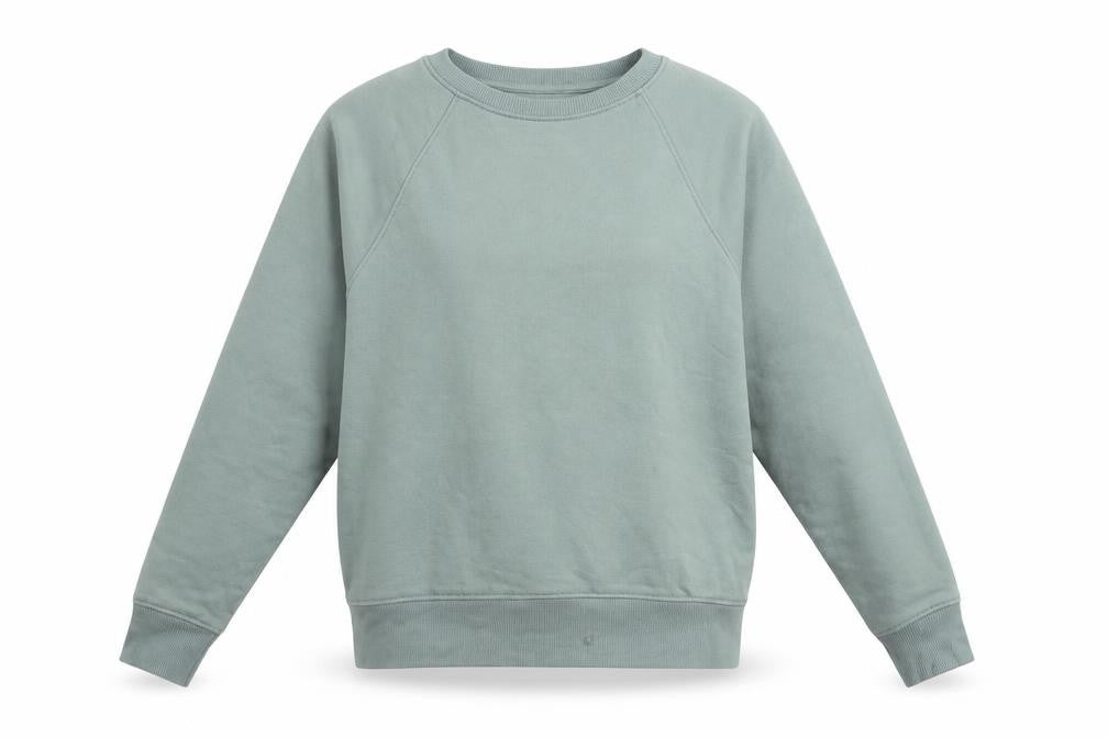 H&M Womens Green Polyester Pullover Sweatshirt Size XS Pullover
