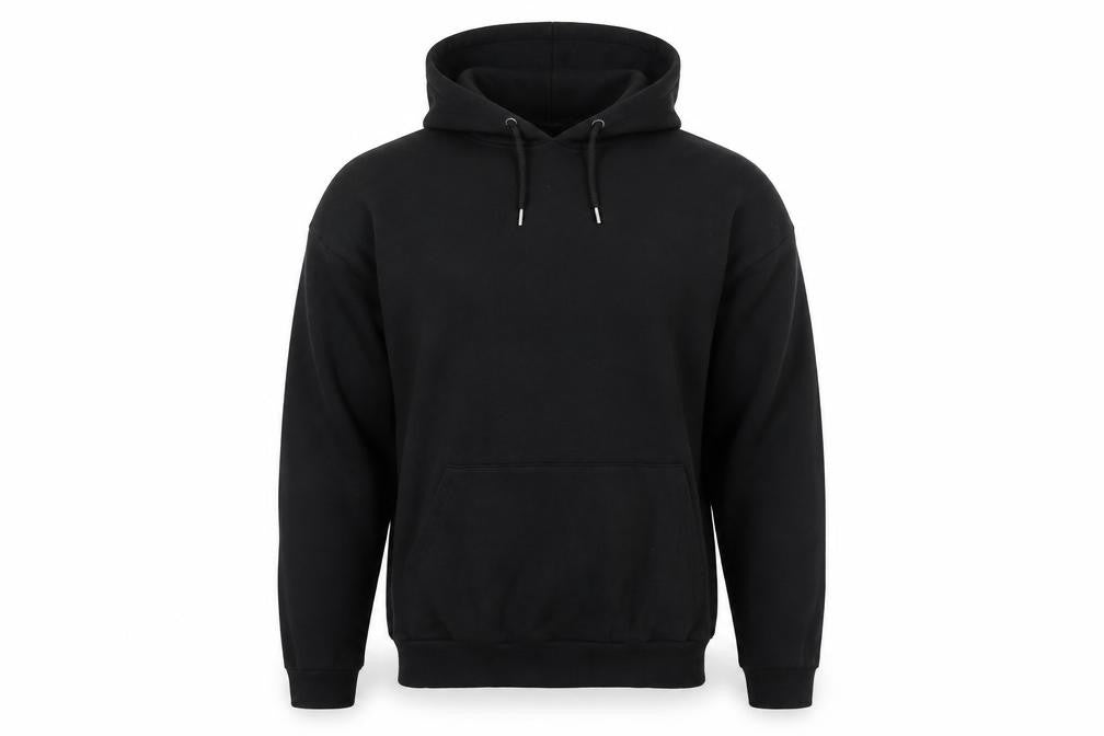 ASOS Mens Black Cotton Pullover Hoodie Size XS - Hand Sign