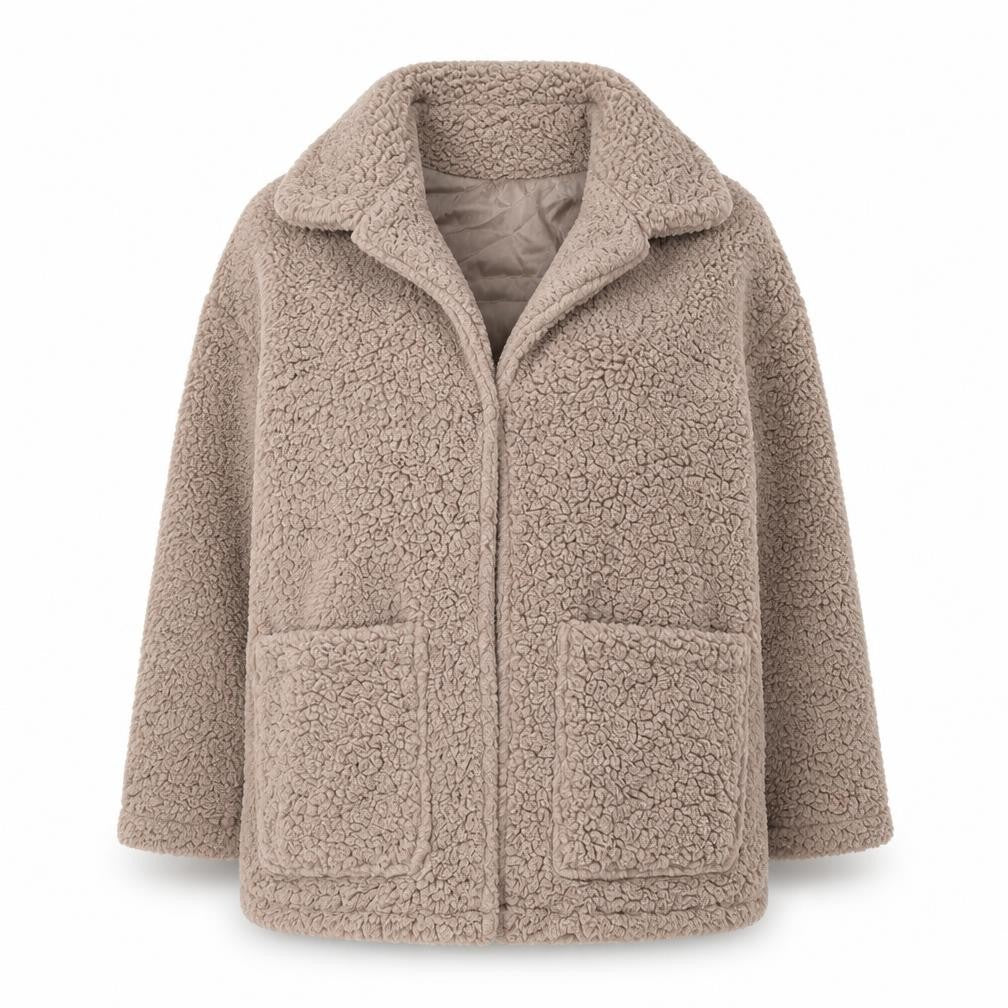 Brave Soul Women's Beige Puffer Jacket Size 10