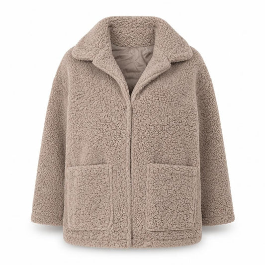 Brave Soul Women's Beige Puffer Jacket Size 10