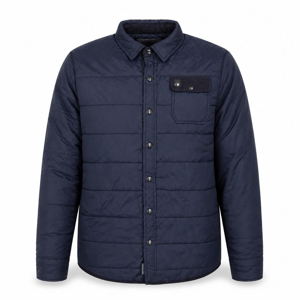 Voi Jeans Co. Men's Blue Puffer Jacket L, Lightweight