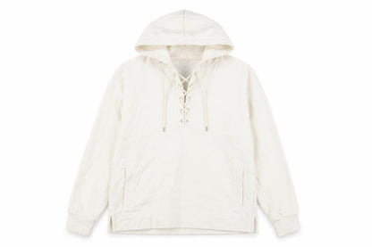 Gap Womens Ivory Cotton Pullover Hoodie Size S Pullover
