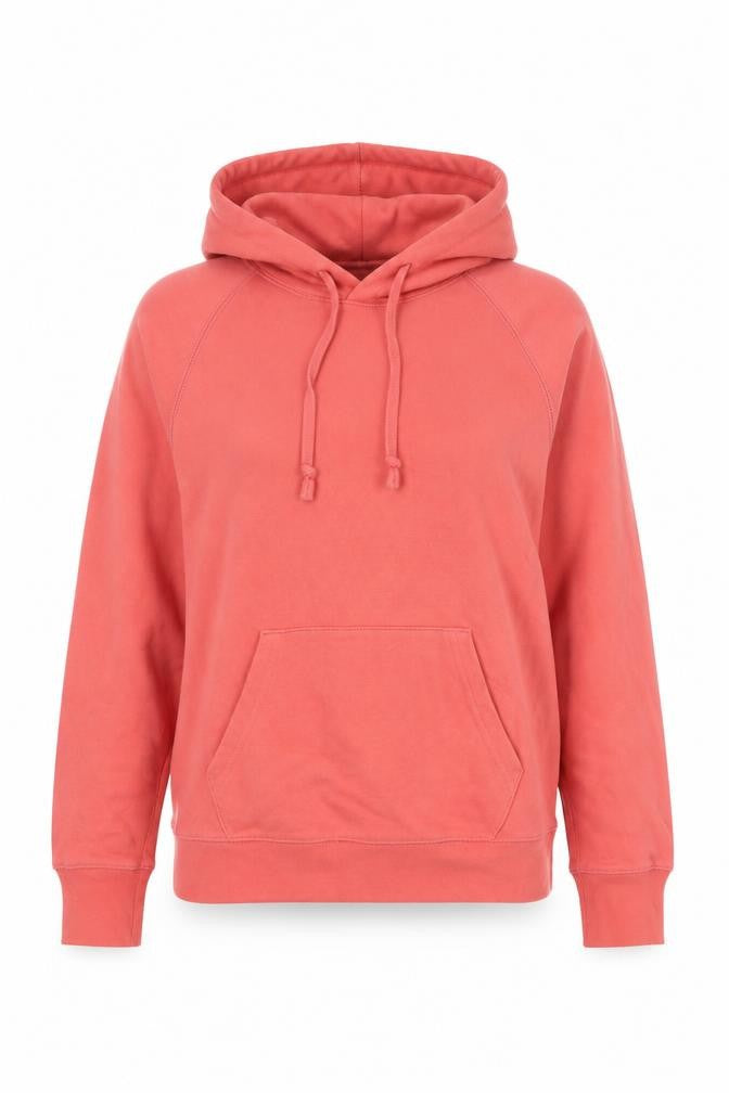Uniqlo Womens Red Cotton Pullover Hoodie Size S Pullover