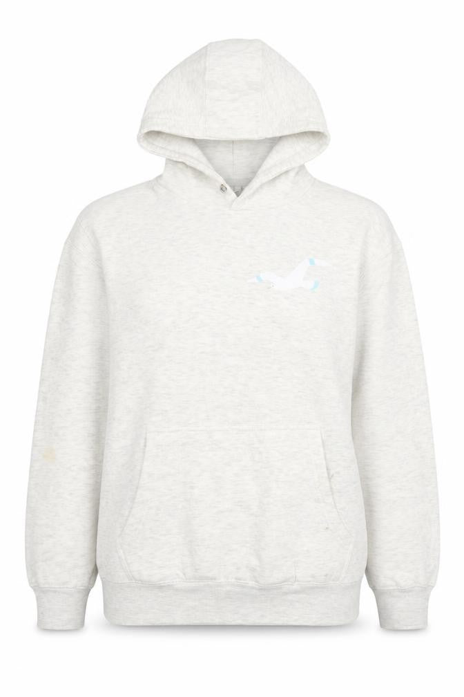 Lane Seven Womens Grey Cotton Pullover Hoodie Size M Pullover - Bird