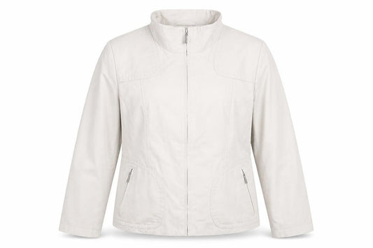 Marks & Spencer Womens Beige Jacket Size 16 Zip