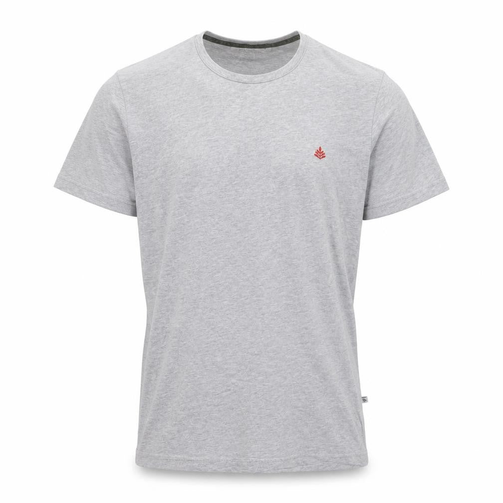 Whitman Mens Grey Polyester T-Shirt Size S Round Neck