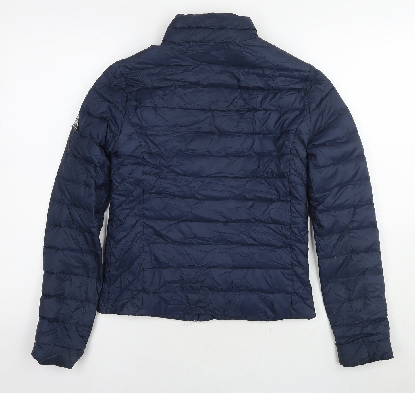 Jack Wills Womens Blue Jacket Size 6 Zip