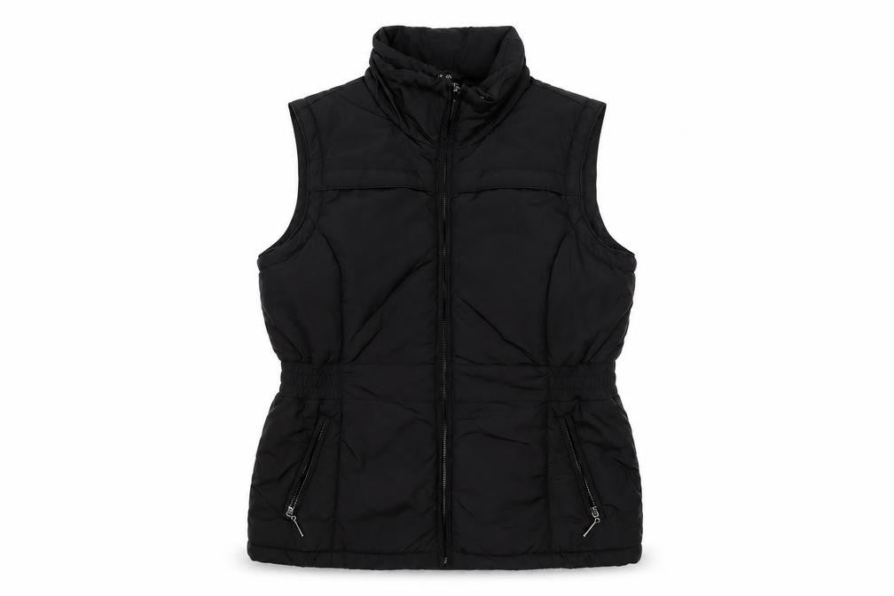 Maine Womens Black Jacket Waistcoat Size 14 Zip