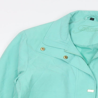 Finesse Womens Green Jacket Size 12 Zip