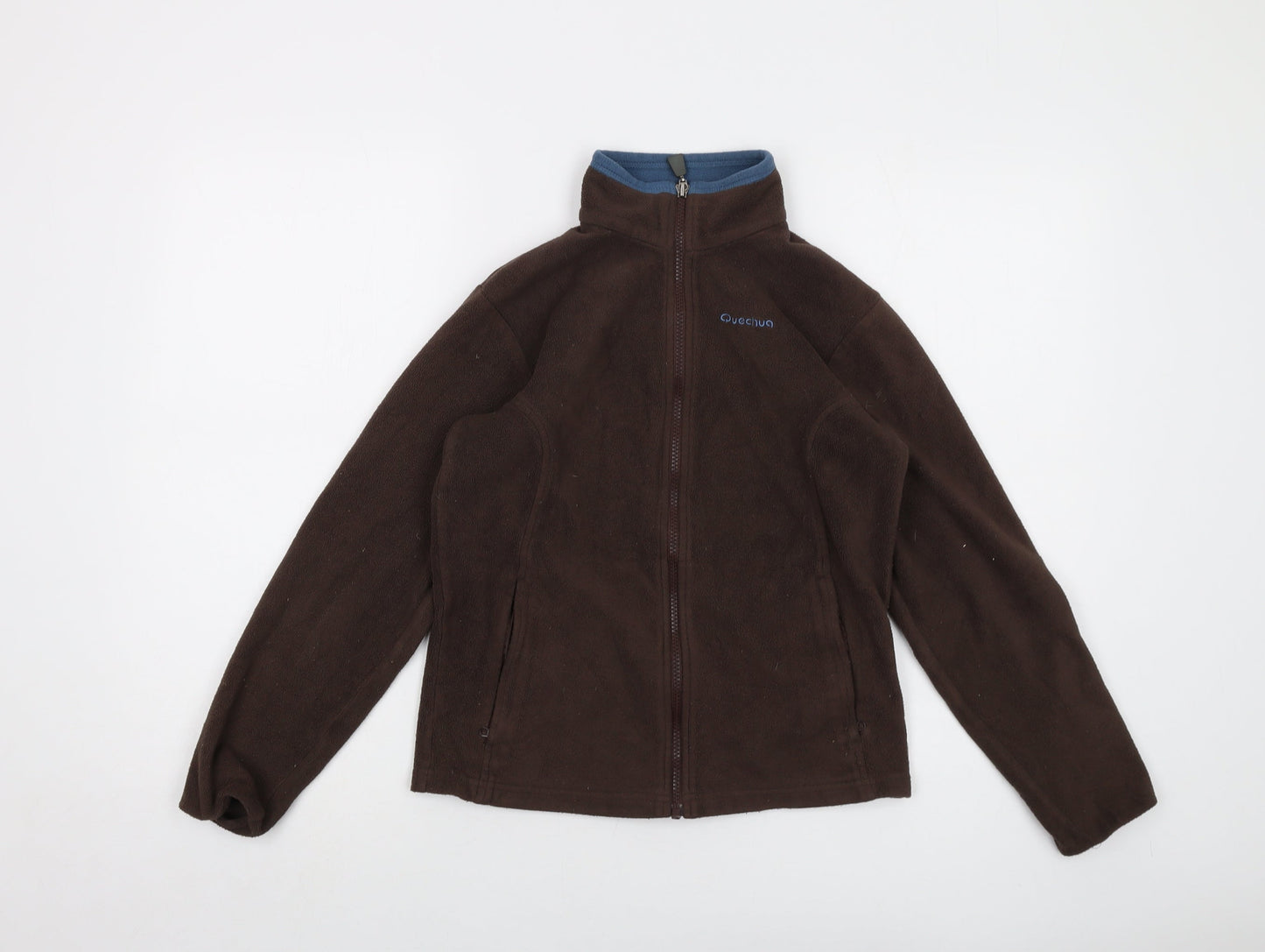 Quechua Boys Brown Jacket Size 12 Years Zip