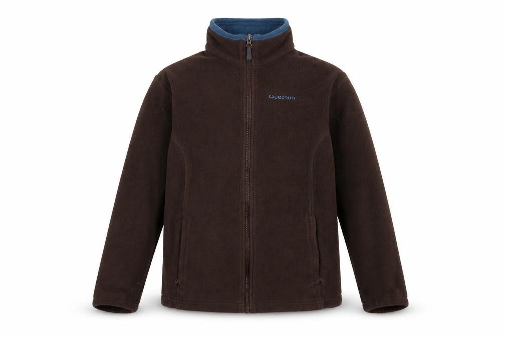 Quechua Boys Brown Jacket Size 12 Years Zip
