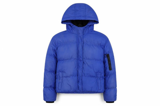 Brave Soul Womens Blue Jacket Size 8 Zip