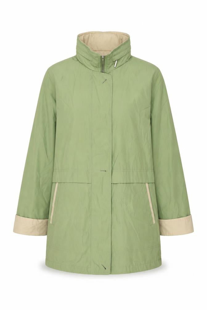 Marks & Spencer Womens Green Jacket Size 12 Zip