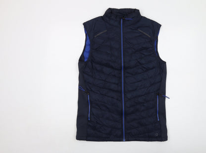Goodmove Mens Blue Jacket Waistcoat Size S Zip
