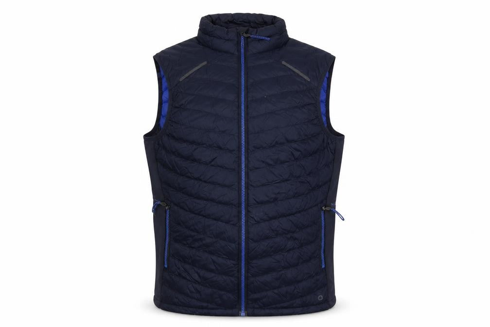 GOODMOVE Mens Blue Jacket Waistcoat Size S Zip