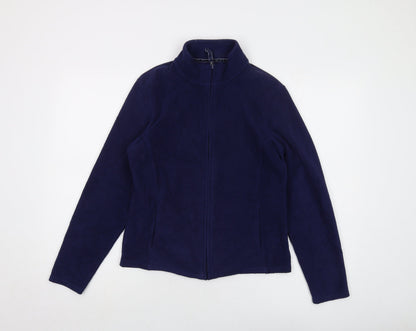 Marks & Spencer Womens Blue Jacket Size 12 Zip