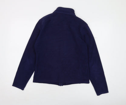 Marks & Spencer Womens Blue Jacket Size 12 Zip