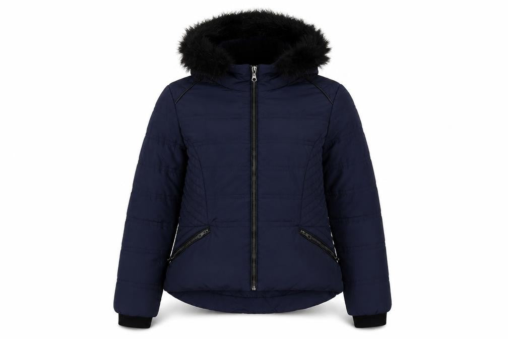 Marks & Spencer Womens Blue Jacket Size 14 Zip