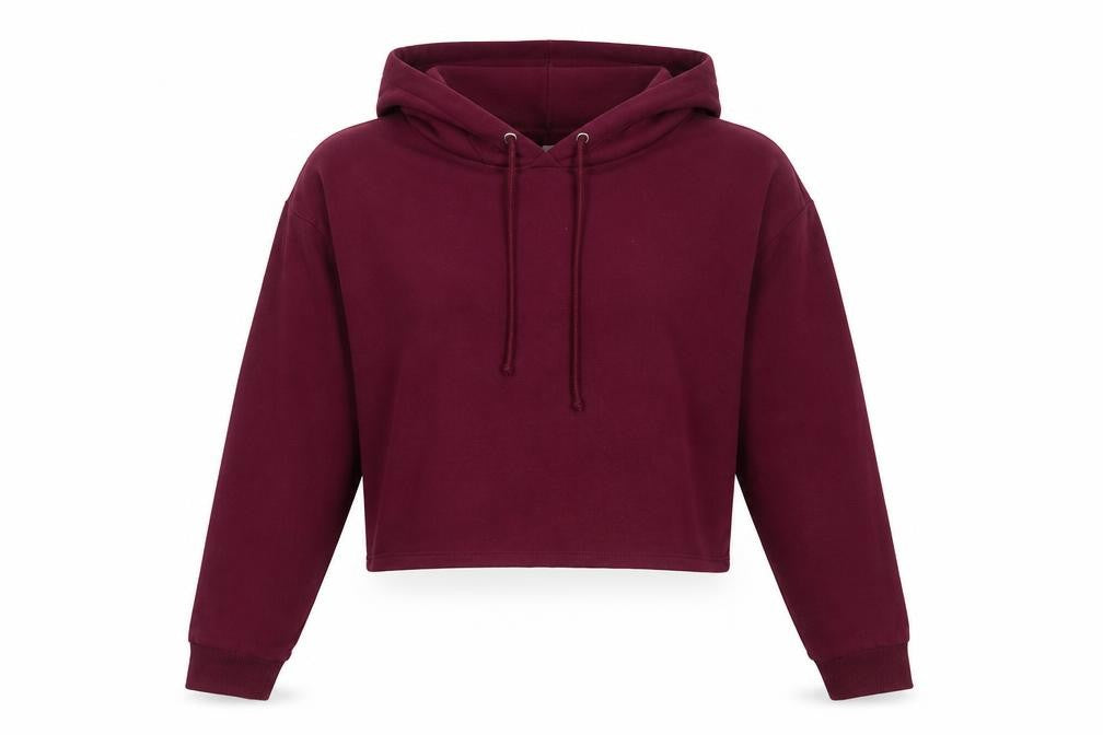 H&M Womens Red Cotton Pullover Hoodie Size M Pullover