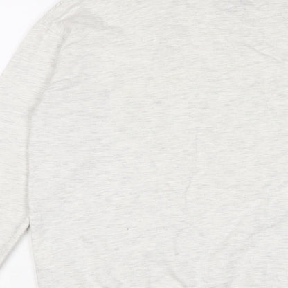 H&M Womens Grey Cotton Pullover Sweatshirt Size XS Pullover - Hollywood