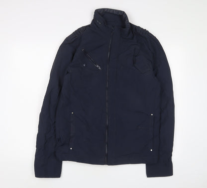 Next Mens Blue Jacket Size M Zip