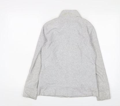 Marks & Spencer Womens Grey Jacket Size 8 Zip