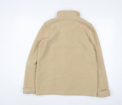 Marks & Spencer Womens Beige Jacket Size 12 Zip