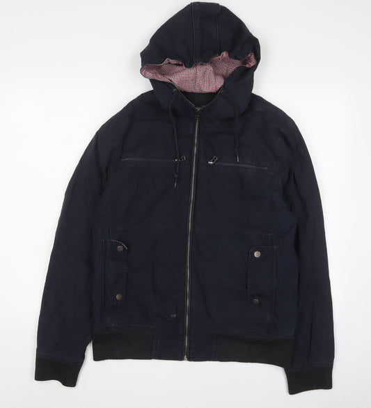 Topman Mens Blue Jacket Size M Zip