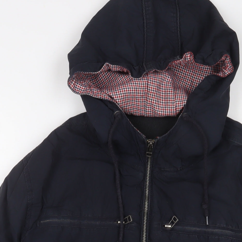 Topman Mens Blue Jacket Size M Zip