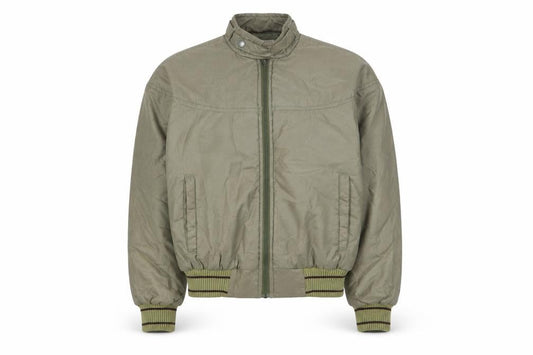 City Mens Green Bomber Jacket Jacket Size S Zip
