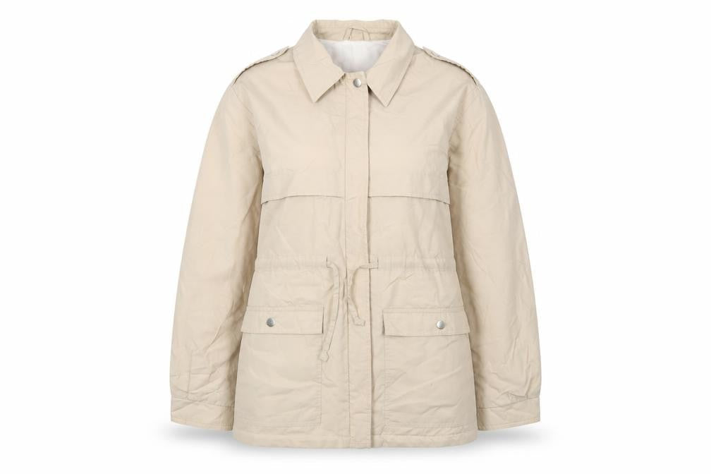 St Michael Womens Beige Jacket Size 14 Zip