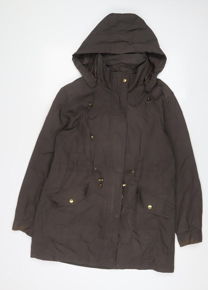 EWM Womens Green Jacket Size 12 Zip