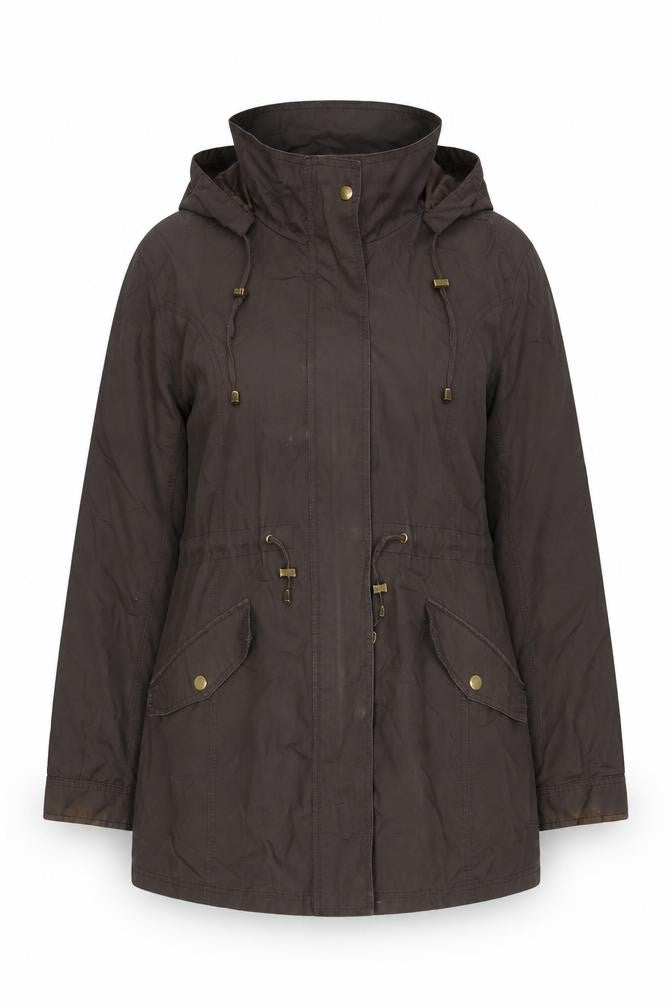 EWM Womens Green Jacket Size 12 Zip